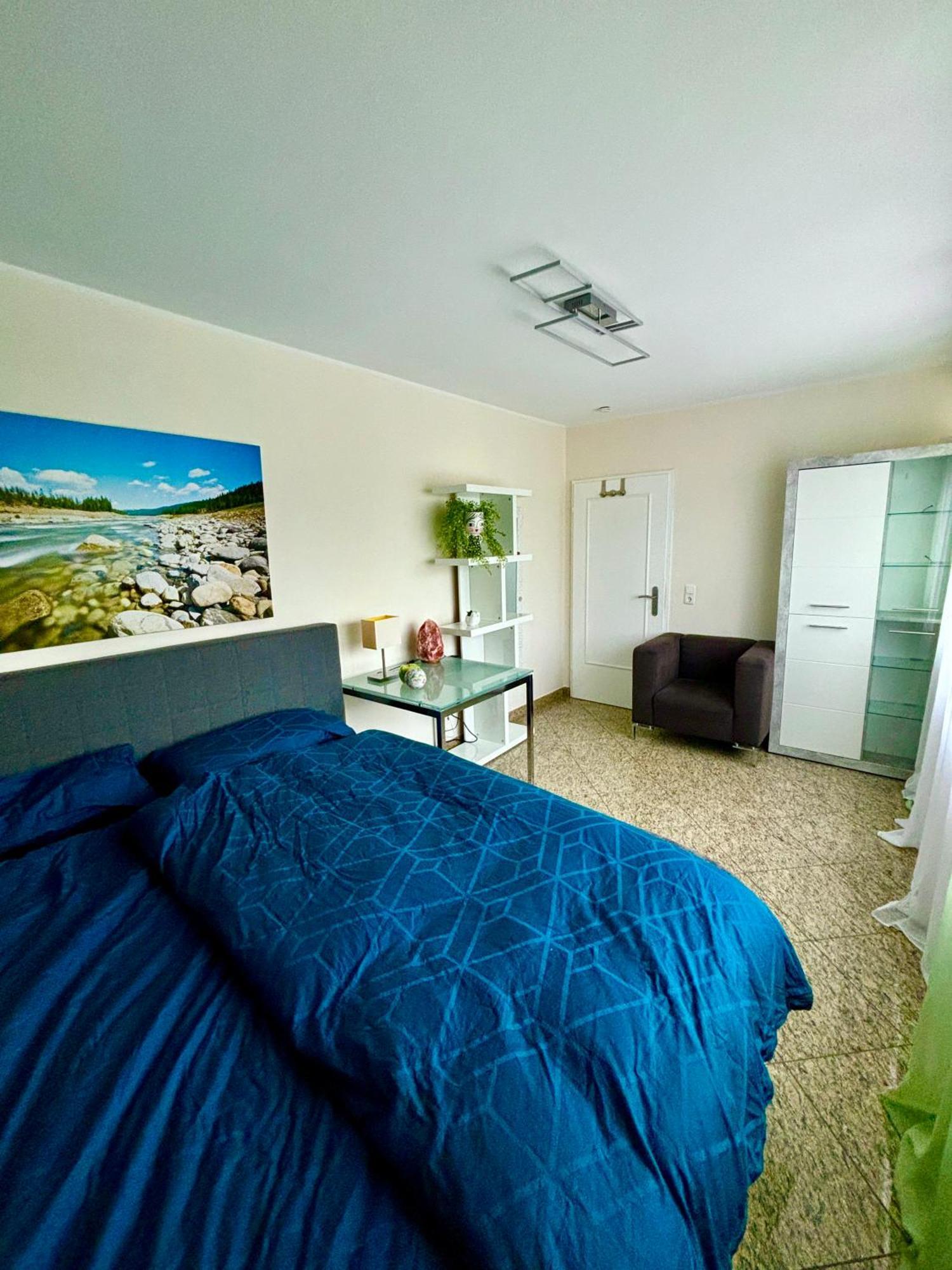 Wolkenzimmer Mit 140 Cm Bett Im Erdgeschoss Seligenstadt Exterior photo